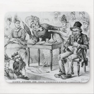 Aunt Evins on the Temperance 'Stump' Mouse Pad