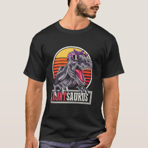 Aunt Idea Dinosaur Family Auntsaurus T Rex T-Shirt