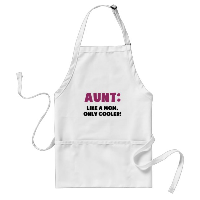 Aunt: Like a Mum, Only Cooler Standard Apron (Front)