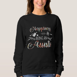 Aunt Lover Happiness is being An Aunt Sweatshirt