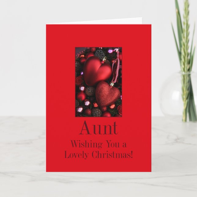 aunt Merry Christmas card (Front)