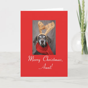 aunt Merry Christmas card