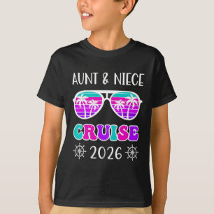 Aunt Niece Cruise Trip 2026 Summer Vacation Matchi T-Shirt