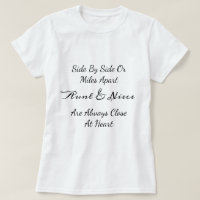 Aunt & Niece Quote – Side By Side or Miles Apart