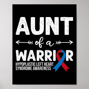 Aunt Of A Warrior Syndrome Awareness Poster