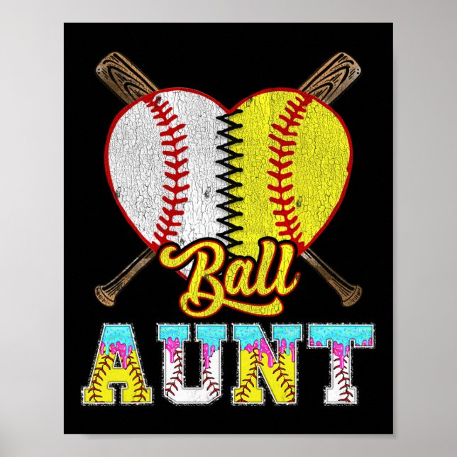 Aunt Of Both Half Sell Softll Ice Cream Drip  Poster (Front)