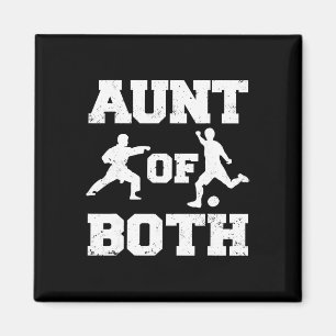 Aunt Of Both Karate And Soccer Martial Arts Sport  Magnet