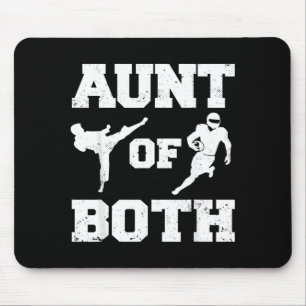 Aunt of Both Taekwondo and Football Funny Martial Mouse Pad