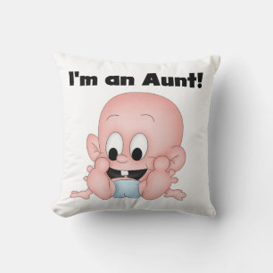 Aunt of New Nephew T-shirts and Gifts Cushion