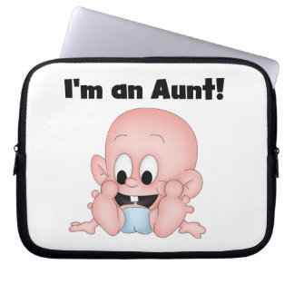 Aunt of New Nephew T-shirts and Gifts Laptop Sleeve