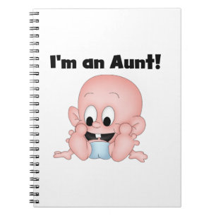 Aunt of New Nephew T-shirts and Gifts Spiral Notebook