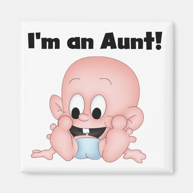 Aunt of New Nephew Tshirts and Gifts Magnet (Front)