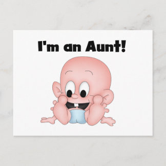 Aunt of New Nephew Tshirts and Gifts Postcard