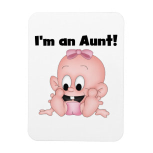 Aunt of New Niece T-shirts and Gifts Magnet