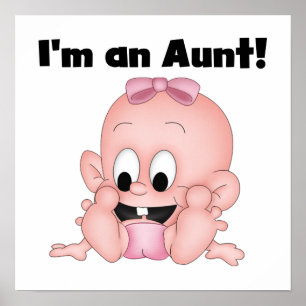Aunt of New Niece T-shirts and Gifts Poster