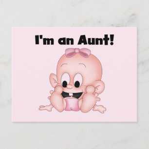 Aunt of New Niece Tshirts and Gifts Postcard
