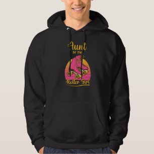Aunt Of Roller Girl Niece Birthday Skating Matchin Hoodie