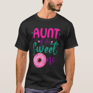 Aunt Of Sweet One 1St Birthday Party Matching Fami T-Shirt