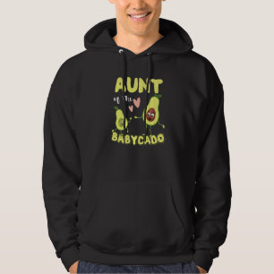 Aunt Of The Babycado Cute Pregnant Avocado Pregnan Hoodie
