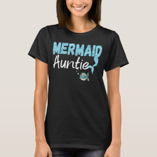 Aunt Of The Birthday Mermaid Matching Family Set T-Shirt