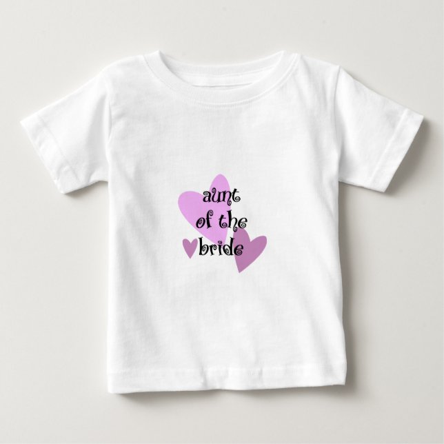 Aunt of the Bride Baby T-Shirt (Front)