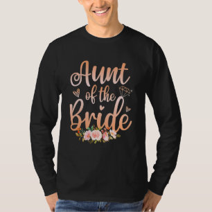 Aunt Of The Bride   Wedding Shower   Women T-Shirt