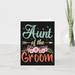 Aunt Of The Groom Gifts Mum Bride Wedding Groom  Card
