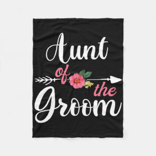 Aunt Of The Groom Shirts For Women1 Fleece Blanket