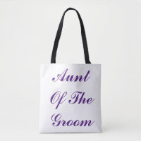 Aunt Of The Groom Stylish Purple Elegant Wedding