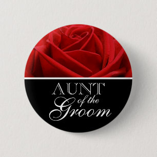 Aunt Of The Groom Wedding Pins   Buttons