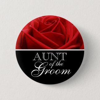Aunt Of The Groom Wedding Pins | Buttons