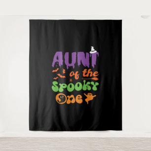 Aunt Of The Spooky One Halloween Family Matching Tapestry