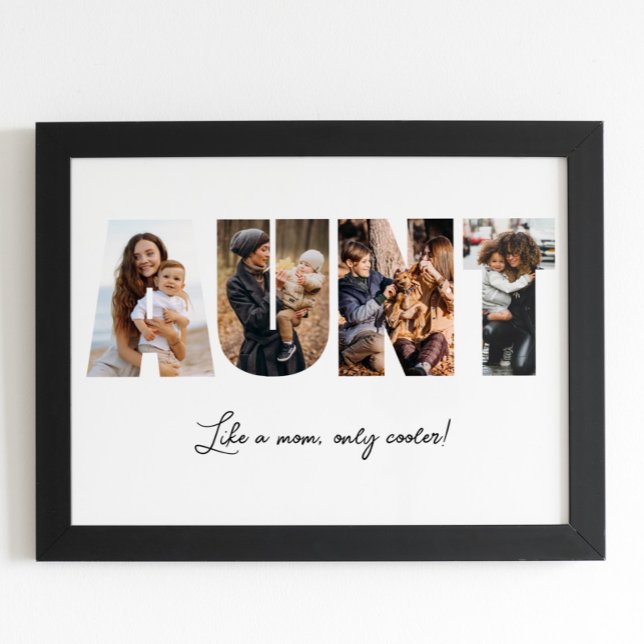 Aunt Photo Collage Poster (Creator Uploaded)