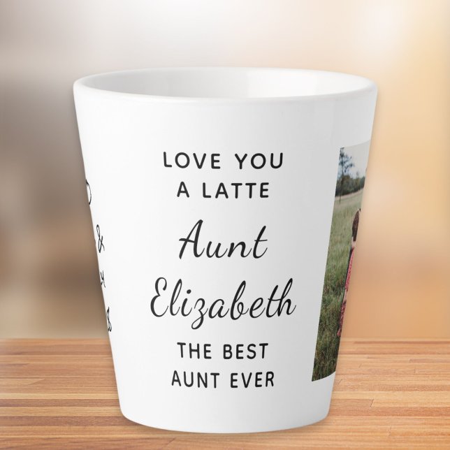 Aunt Photo Love You A Latte Mug (Creator Uploaded)