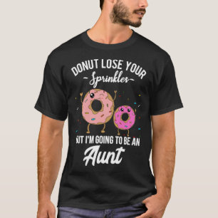 Aunt Pregnancy Announcement Meme Reveal Donut Quo T-Shirt