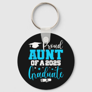 Aunt Senior 2025 Proud Aunt Of A Cl Of 2025 Gradua Key Ring