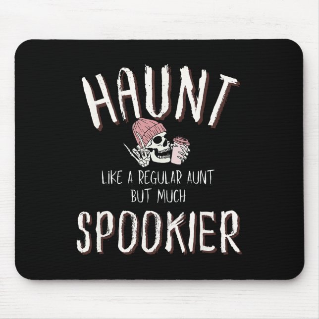 Aunt Shirt Halloween Skeleton Costume  Mouse Pad (Front)