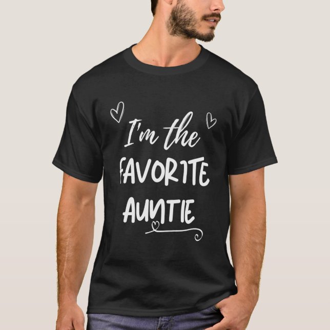 Aunt Shirts I'M The Favourite Auntie (Front)