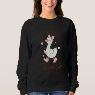 Aunt Silly Goose Auntie Club Coquette Silly Goose  Sweatshirt