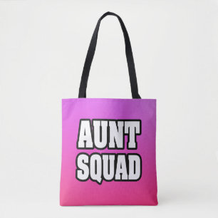 Aunt Squad women's auntie tote bag