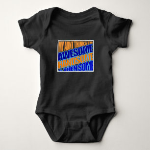 aunt thinks nephew is awesome baby bodysuit