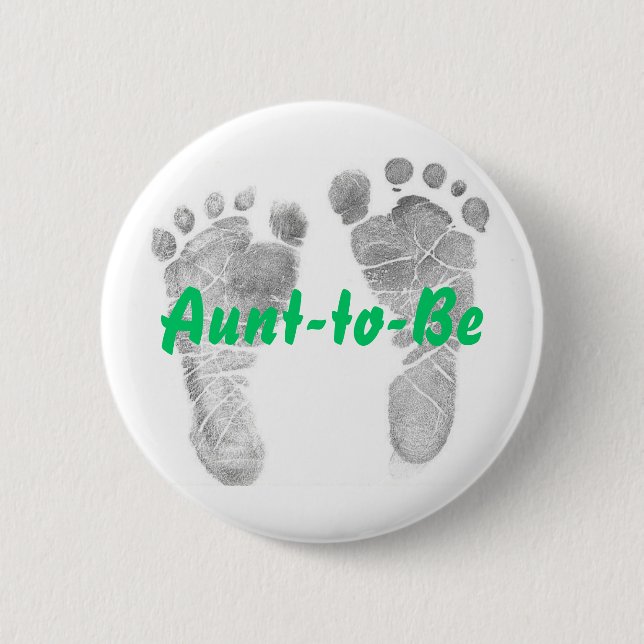 Aunt-to-Be 6 Cm Round Badge (Front)