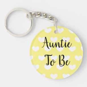 Aunt to Be, Pregnancy Announcement Ultrasound Key Ring