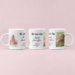 Aunt We Love You Personalized Photo Names Coffee Mug<br><div class="desc">Celebrate a favorite aunt with this custom photo design. You can add two photos of nieces and nephews, personalize the expression to "I Love You" or "We Love You, " and personalize her name. You can also add her nieces' and nephews' names and year (if you need more room for...</div>