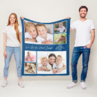 Aunt We Love You Photo Personalised Blue