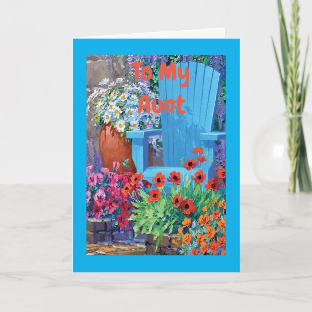 **AUNT** YOU ARE "LOVED" HAPPY BIRTHDAY CARD (Front)