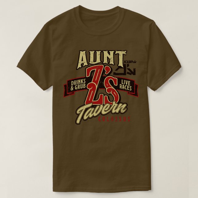 Aunt Zs Tavern T-Shirt (Design Front)