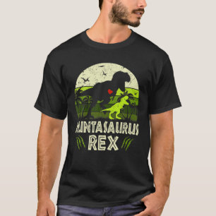 Auntasaurus T Rex Dinosaur Aunta Saurus Family Mat T-Shirt