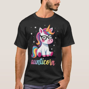 Aunticorn Aunty Dabbing Unicorn Auntie Aunt Christ T-Shirt
