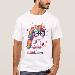 Aunticorn Aunty Dabbing Unicorn Auntie Aunt Christ T-Shirt